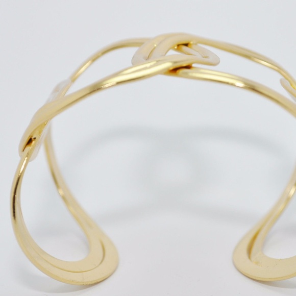 JULES SMITH Yellow Gold VIVA Cuff Bracelet - Picture 2 of 2